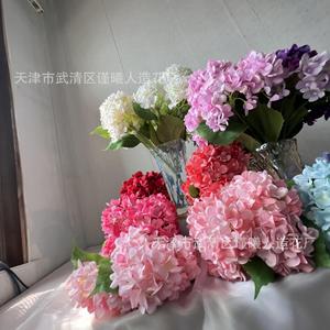 Fleurs d'hortensia artificielles Jinxi 30cm-100cm en soie pour décoration de mariage, plafond de salle, allée et arrangements au sol - Product Image 2