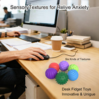 Nouveau Jouet Anti-Stress en Silicone Magnétique Photosensible Focus Bean pour Soulager l'Anxiété et la Pression