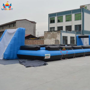 Precio de Fábrica WINWAYTOYS Cancha de Fútbol Inflable de PVC Grande de 17x9m con Cuerdas en el Centro - Arena de Fútbol Portátil - Product Image 6