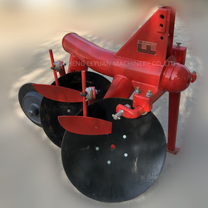 Charrue à disques 3 rangs, cultivateur agricole noir multifonctionnel pour le labour et le travail du sol - Product Image 4