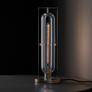 Lampe de table LED en cristal de cuivre simple pour la décoration de la maison, salon, chambre à coucher - Design moderne - Product Image 4