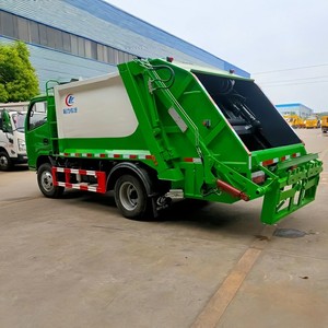 Camion Compacteur de Déchets 6 m³ 4x2 Prix Usine – Camion de Transfert et de Collecte de Déchets Compressés - Product Image 4