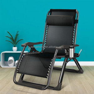 Chaise lune pliable inclinable avec structure en <span class=keywords><strong>bois</strong></span> et tissu Oxford, portable, pour la plage, la piscine, le patio, le salon, le parc - Product Image 6