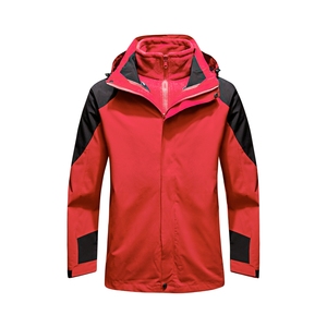 2025 veste d'hiver personnalisée pour hommes femmes 3-en-1 imperméable extérieur Softshell avec fermeture à glissière en polaire chaude conception Patchwork - Product Image 5