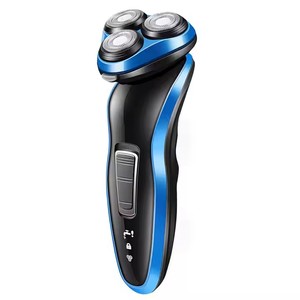 Afeitadora Eléctrica Recargable 5 en 1 para Hombre, Maquinilla de Afeitar Rotatoria de Triple Cuchilla Resistente al Agua, Recortadora de Barba y Nariz, USB para Uso en Casa y Hotel - Product Image 4