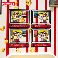 Machine à Popcorn MARWEY – Appareil à Popcorn pour Usage Domestique, Préparateur Rapide de Snacks, Appareil de Cuisine Idéal pour Soirées Cinéma en Famille et Fêtes