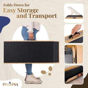 अनुकूलन योग्य आधुनिक लकड़ी के बिल्ली के पेड़ हैंडल फोल्डेबल मजबूत गैर-पर्ची निर्बाध कनेक्शन लंबे समय तक चलने वाले स्थायित्व इनडोर - Product Image 6