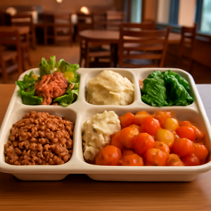 Wholesale <strong>Biodegradable</strong> <strong>Disposable</strong> Dinnerware Eco Friendly Food Containers Sugarcane Bagasse Pulp Food <strong>Trays</strong> - Product Image 1