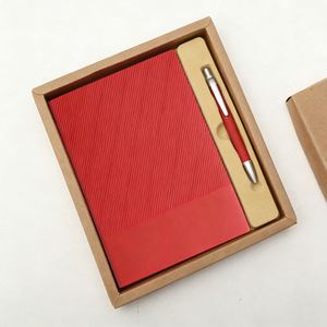Custom Logo Color High Quality Office Stationery A5 PU Leather Soft Cover Diary Journal Planner Notebook <b>Gift</b> <b>Set</b> with Pen - Product Image 3