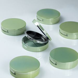 Carcasa de polvo compacta personalizada, estuche de polvo cosmético, estuche de polvo compacto vacío - Product Image 3