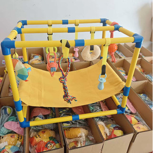 Suporte para Montagem de Tubos de PVC - Brinquedo Ecológico para Exercício e Treinamento de Cães e Gatos, Opção de Brinquedo Adicional para Combater o Tédio (Pacote Completo) - Product Image 2