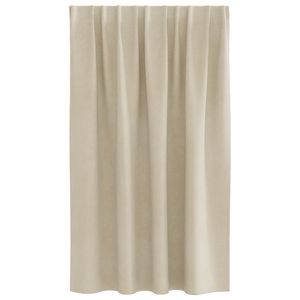 VidaXL W2B tende oscuranti in velluto crema con nastro superiore Set 2 pezzi - Product Image 1