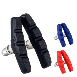 Blocs de frein de vélo léger en caoutchouc vtt montagne route vélo v-<span class=keywords><strong>brake</strong></span> chaussures coussinets muet vélo accessoires - Product Image 2