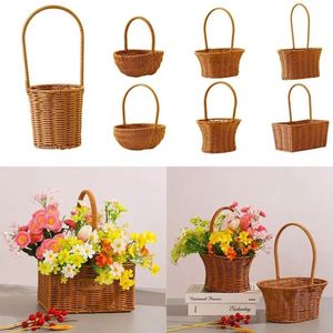 Faltbarer Kühlkorb für Kinderspielzeug, Gold, Wäsche, mit Deckel, Lebensmittel, Holzständer, Werkzeug, Rattan, Deckenbox, Weiß, 3-stöckiger Wagen - Product Image 3
