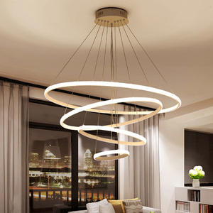 Haute qualité style nordique salon café 48w <span class=keywords><strong>75w</strong></span> 83w led lustre - Product Image 2