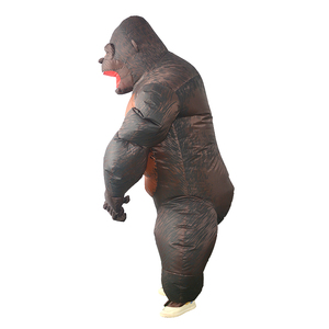 Disfraz de Mascota Inflable de <span class=keywords><strong>Gorila</strong></span> King Kong para Adultos, Unisex, para Fiestas de Halloween, Realista, de Poliéster, en Existencia - Product Image 5