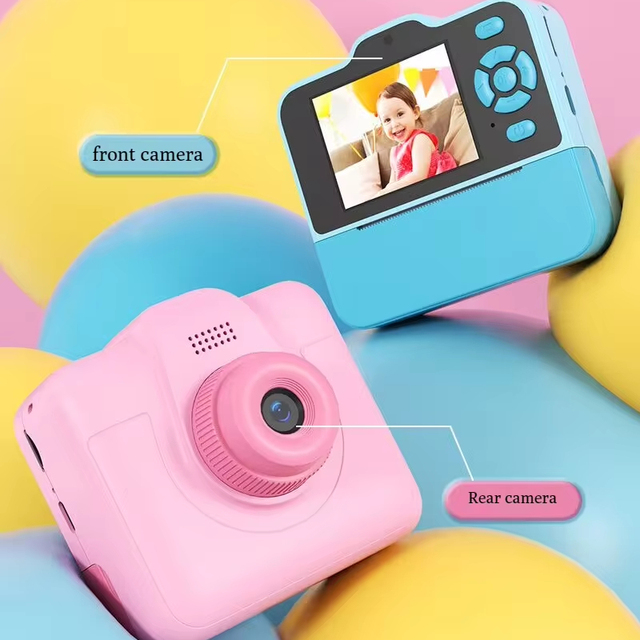 Factory High Quality Printing Kids Camera 2.4 IPS Screen 48 MP HD Instant Camera Digital Video Children Camera Printer