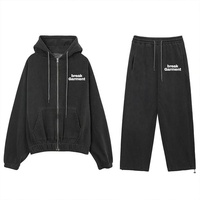 Personnalisé 450 500gsm Hommes Jogger Survêtement Hommes Lourd Baggy Pantalon De Survêtement À Capuche Flare Pantalon De Survêtement et Ensembles À Capuche Survêtement Hommes