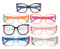 Lunettes de lecture classiques anti-lumière bleue pour femmes avec monture TR90 – Prix bas, monture tendance et décontractée aux couleurs assorties