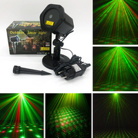Lumières Laser de Noël Décoration de projecteur de lumières Laser de jardin étanche en plein air pour les vacances de Noël