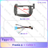 Cadre d'intégration 2 DIN pour autoradio Android 10 pouces pour Honda Fit 2008-2013