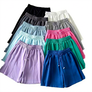 Pantalones Cortos Casuales de Cintura Alta para <span class=keywords><strong>Mujer</strong></span>, Moda de Verano, Diseño Tridimensional, Estilo Urbano, Precio Bajo, Venta al Por Mayor - Product Image 1