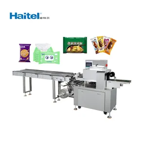 Prix usine Tortilla Servo Flow Machine d'emballage Maïs Tortilla Oreiller Machine d'emballage Arabe Pain Pita Machine d'emballage