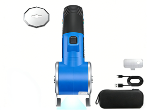 <span class=keywords><strong>Ciseaux</strong></span> à tissu électriques sans fil HERZO 3.6v avec moteur à balais, rechargeables par USB, outils industriels portatifs multifonctionnels - Product Image 4