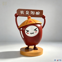 Patung Maskot Kartun FRP Fiberglass Custom OEM ODM, Patung Botol Bir untuk Dekorasi Luar Ruangan di Mal, Bar, Restoran, Taman
