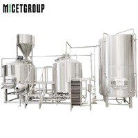 Equipo Brewmaster, Máquina de Cerveza de Barril, Máquina de Elaboración de Cerveza de Acero Inoxidable para Cervecería, Equipo Profesional de Elaboración de Cerveza de China