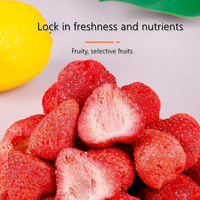 Gefreeze-droogde verse aardbeien Premium gedroogd fruit voor snacks en recepten
