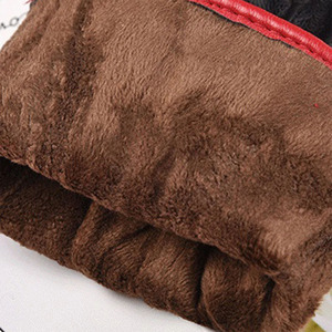 ถุงมือหนังแท้ 100% สำหรับฤดูหนาว แฟชั่นจากปากีสถาน สีดำ ตกแต่งโบว์ - Product Image 6