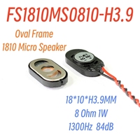 Custom 1810 Oval Mini Micro Speaker 8 Ohm 1W Low Power Small Audio Dynamic Loudspeaker for Consumer Electronics RoHS&REACH