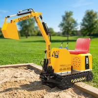 Autres produits sportifs et de divertissement : Mini-excavatrice électrique pour enfants, modèle amusant pour les enfants aux parcs d'attractions
