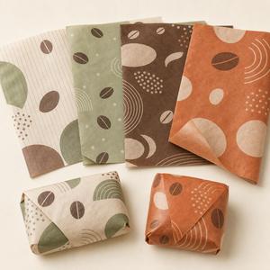 Hojas de Papel Antigrasa Impresas Personalizadas para Cafeterías, Panaderías, Pasteles, Galletas y Empaques para Llevar - Product Image 1
