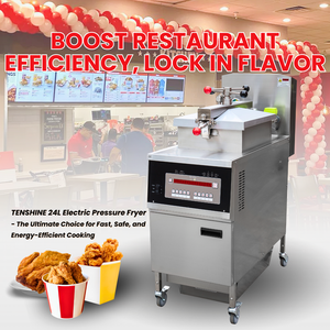 Offre d'expédition Elite Fonctions de sécurité multiples Broaster 1800 Gh 12 Cycles de cuisson programmables Friteuse à pression Kfc pour restaurant - Product Image 3