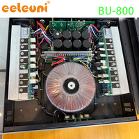 Amplificateur audio professionnel 2U de classe H 2 canaux haute puissance 2x800W, directement de l'usine, avec logo personnalisé
