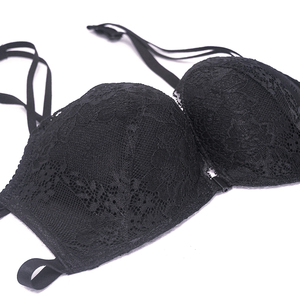 Ultimi Modelli di Reggiseni con Chiusura Frontale, Sexy in Pizzo con Incrocio sulla Schiena, <span class=keywords><strong>Super</strong></span> Sostegno Senza Ferretto per Donne - Product Image 6