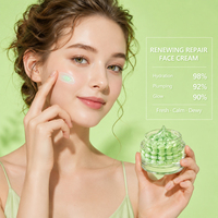 Crème réparatrice pour le visage Disunie à l'acide glycolique et à l'acide lactique, hydratante, lissante, resserrant les pores, réparant les dommages cutanés, 70g