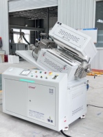 900 ℃   1000 ℃    1100 ℃   1200 ℃   Four à tubes rotatifs électrique de laboratoire avec fonction d'inclinaison réglable