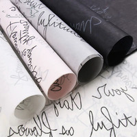 Papier de soie imprimé en soie de qualité supérieure personnalisé pour l'emballage de chaussures, papier d'emballage écologique pour bijoux, t-shirts, vêtements, cadeaux