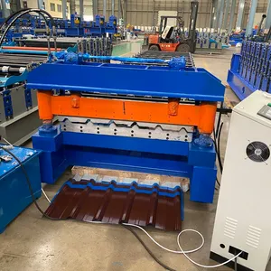 Cina vendita calda tipo 840 IBR macchina per la formatura a freddo del tetto trapezoidale linea di macchine per la produzione di lamiere di ferro