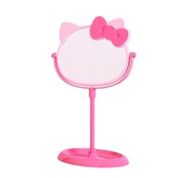 Ensemble de table de maquillage miroir compact portable avec miroir maquillage cosmétique hello kitty miroir de courtoisie