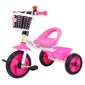 Vélo d'équilibre en plastique pour bébé, tricycle à 3 roues pour tout-petits, trottinette d'entraînement à pédales pour enfants de 2 à 4 ans - Product Image 2