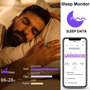 แหวนอัจฉริยะดีไซน์โดดเด่น ตรวจ<span class=keywords><strong>วัด</strong></span>อัตราการเต้นของหัวใจ <span class=keywords><strong>ความ</strong></span><span class=keywords><strong>ดัน</strong></span>โลหิต ติดตามการนอนหลับ นับก้าว นับแคลอรี่ สำหรับผู้ชายและผู้หญิง - Product Image 3