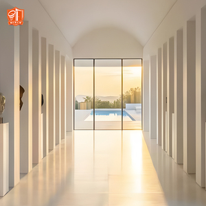 Puerta Corredera Ultra Delgada Grand View con Paneles <span class=keywords><strong>de</strong></span> <span class=keywords><strong>Vidrio</strong></span> Gigantes, Puerta Corredera <span class=keywords><strong>de</strong></span> Aluminio <span class=keywords><strong>para</strong></span> Patio, <span class=keywords><strong>para</strong></span> Villas <span class=keywords><strong>de</strong></span> Lujo en California - Product Image 3