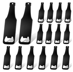 Mini décapsuleur porte-clés en forme de <span class=keywords><strong>bouteille</strong></span>, nouveauté pour bar, porte-clés portable en acier inoxydable, cadeau de fête pour hommes - Product Image 1