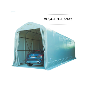 Housse de voiture en PVC de fabrication italienne Design sportif élégant Assemblage facile à l'extérieur Protection UV étanche Meilleure vente pour l'agriculture - Product Image 1