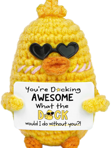 OASSIE Tarjeta de Agradecimiento para Empleados, Diseño de Pato de Ganchillo de Algodón, Regalo para Compañeros de Trabajo, Amigos, Ocasiones de Jubilación/Despedida - Product Image 4