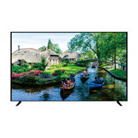 Téléviseur LED intelligent 4K UHD 70 pouces pour hôtel, 4ème génération, Wi-Fi, prend en charge le signal numérique, OSD multilingue, boîtier noir, CE, fabriqué en usine OEM